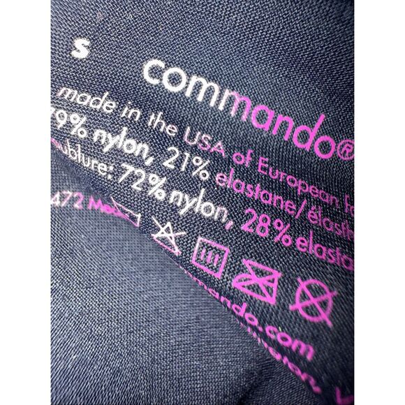 Commando Women's Pull On Stretch High-Waisted Activewear Leggings Black Small - Picture 3 of 9